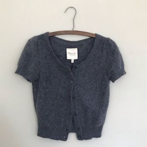 Heritage 1981 Short sleeved Gray Cardigan